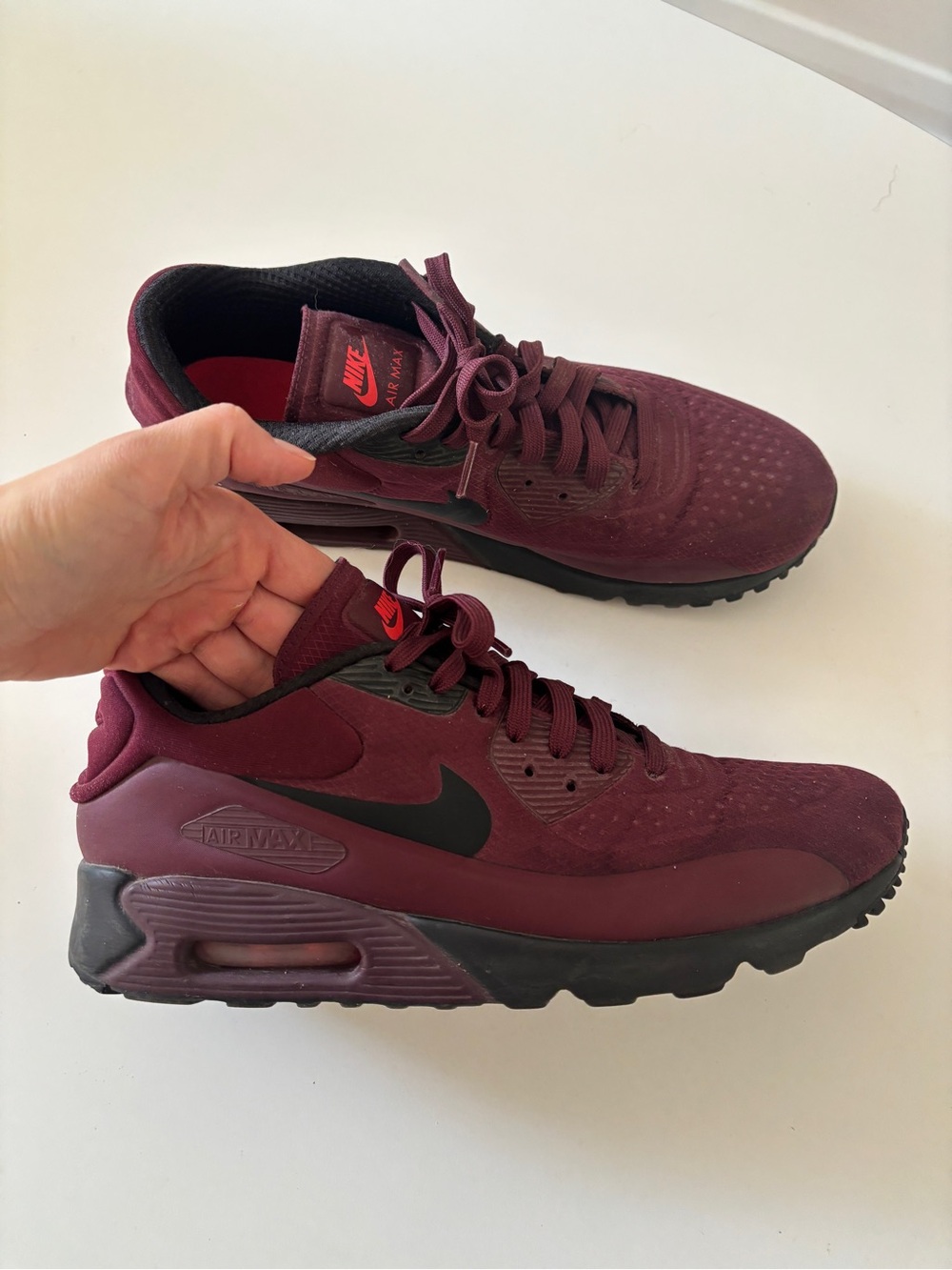 Nike Men’s Air Max Running Shoes - Maroon/Black